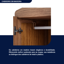 Guarda-roupa Solteiro 2 Portas 2 Gavetas Santana - 9