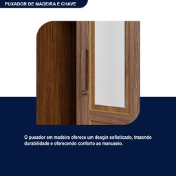 Guarda-roupa Solteiro 2 Portas 2 Gavetas Santana - 7