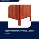 Ver imagem 7 de Armário para Cozinha 6 Portas 3 Gavetas Salvador Vermelho/Mel