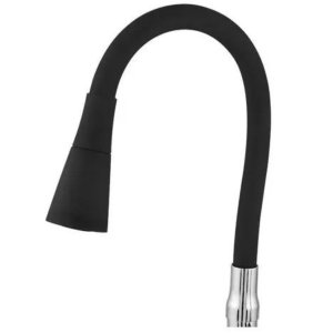 Tubo Gourmet Flexível Preto com Arejador Cônico