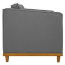 Ver imagem 6 de Kit Sofá 2 Lugares e 2 Poltronas Europa Suede ADJ Decor - Cinza