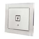 Ver imagem 1 de Visor de Luz Energia em Inox Escovado Design Moderno Clean