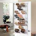 Ver imagem 2 de Sapateira de Porta para 48 Calçados – Organizador Vertical com 8 Andares para 24 Pares de Sapatos e 