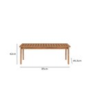 Ver imagem 4 de Conjunto Para Jardim Família 4 Peças 3 Poltronas 1 Mesa de Centro de Madeira Eucalipto sem Almofada