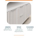 Ver imagem 5 de Armário para Banheiro Suspenso Ripy 100cm