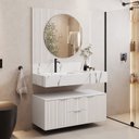 Ver imagem 1 de Armário para Banheiro Suspenso Ripy 100cm