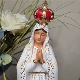 Imagem Nossa Senhora de Fátima 30cm Resina Grande - 2