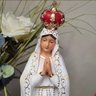 Imagem Nossa Senhora de Fátima 30cm Resina Grande - 2