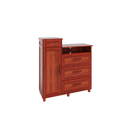 Cômoda Sapateira com Espelho 1 Porta 3 Gavetas e Porta Jóias Cuiabá Vermelho/Mel - 2 Cômoda Sapateira com Espelho 1 Porta 3 Gavetas e Porta Jóias Cuiabá Vermelho/Mel - 2