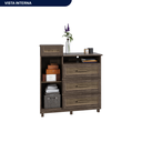 Ver imagem 5 de Cômoda Sapateira com Espelho 1 Porta 3 Gavetas e Porta Jóias Cuiabá