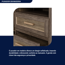 Ver mais imagens de Cômoda Sapateira com Espelho 1 Porta 3 Gavetas e Porta Jóias Cuiabá Marrom/Imbuia