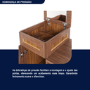 Ver imagem 6 de Cômoda Sapateira com Espelho 1 Porta 3 Gavetas e Porta Jóias Cuiabá