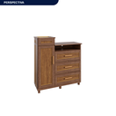 Ver imagem 2 de Cômoda Sapateira com Espelho 1 Porta 3 Gavetas e Porta Jóias Cuiabá