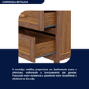 Ver mais imagens de Cômoda Sapateira com Espelho 1 Porta 3 Gavetas e Porta Jóias Cuiabá