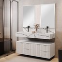 Ver imagem 1 de Armário para Banheiro Suspenso Ripy 120cm Yescasa Branco