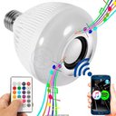 Ver imagem 2 de Lâmpada Led 12w E27 Rgb Colorida com Caixa de Som