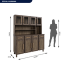 Ver imagem 3 de Armário para Cozinha 8 Portas São Luis