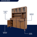 Ver imagem 6 de Armário para Cozinha 8 Portas São Luis