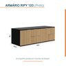 Armário para Banheiro Suspenso Ripy 120cm - 4