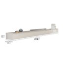 Ver imagem 3 de Rack Suspenso para TV até 75 Polegadas 100% MDF 217,8cm 3 Gavetas Aspen 2.17 Bege Off White