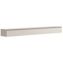 Ver imagem 2 de Rack Suspenso para TV até 75 Polegadas 100% MDF 217,8cm 3 Gavetas Aspen 2.17 Bege Off White
