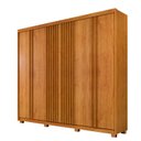 Ver imagem 2 de Guarda-Roupa Casal 6 Portas 6 Gavetas Montreal Marrom/Cinamomo