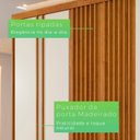 Ver imagem 7 de Guarda-Roupa Casal 6 Portas 6 Gavetas Montreal Marrom/Cinamomo/Off-White