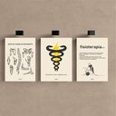 Ver imagem 2 de Kit 3 Quadro Decorativo Fisioterapia Consultório Clínica Mdf 28x20cm
