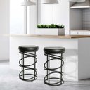 Ver imagem 2 de Conjunto 02 Banquetas 62cm x 32 cm Londres Preto