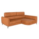Ver imagem 3 de Sofá com Chaise 2 Lugares 165cm Flames Courino Caramelo - Sallar Home