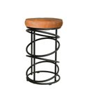 Ver imagem 4 de Conjunto 02 Banquetas 62cm Londres Preto/Caramelo