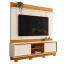 Ver imagem 2 de Estante Home Theater Siena com Pés com Aparador para Sala Buffet Monza Cinamomo Off White - Madetec