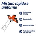 Ver imagem 3 de Misturador de Tintas e Argamassas 220 Volts - Stir1200-220v - Intech Machine