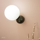 Ver imagem 1 de Luminária Arandela Dutti (d)15cm (a)30cm 1xe14 Bolinha Max 40w Ip20