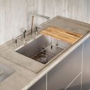 Ver imagem 3 de Cuba de Embutir/sobrepor Bistrô Docol 70x40x20 Cm Aço Inox Escovado com Acessórios