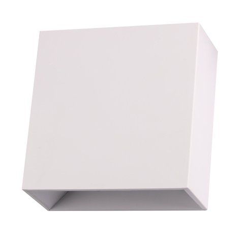 Luminária Arandela Cubo (l)12cm (c)12cm (a)5,2cm 1xled Integrado 4w 3000k 260lm Ip65