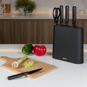 Ver imagem 3 de Jogo de Facas 6 Peças com Cepo Aço Inoxidável e Abs na Cor Preto Linha Action Brinox
