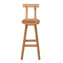 Ver imagem 5 de Kit 3 Banquetas Alta com Encosto Madeira Maciça - Natural