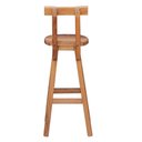 Ver imagem 2 de Kit 3 Banquetas Alta com Encosto Madeira Maciça - Natural