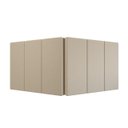 Ver imagem 4 de Cabeceira Cama Queen Estofada Dobrável 160cm Lisa Painel Suspenso Box:areia