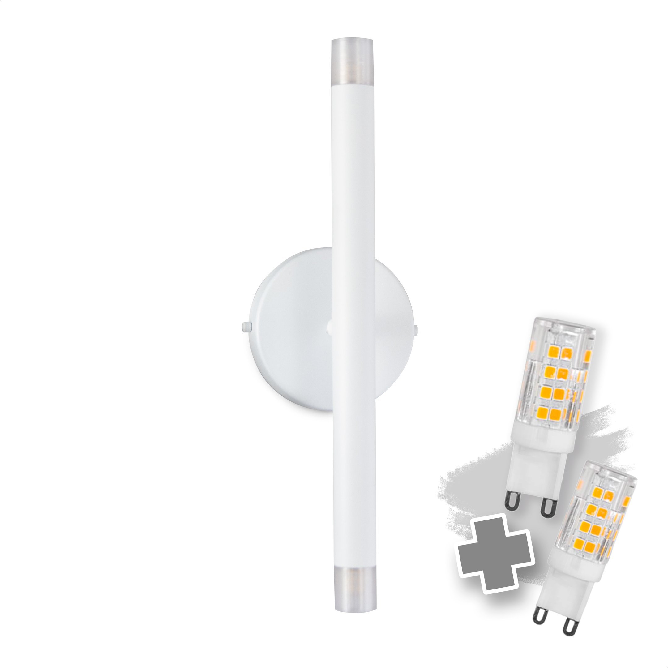Arandela Parede Slim Billy Branca com 2 Led G9 5w - 3