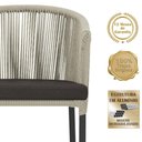 Ver imagem 3 de Mesa e 6 Cadeiras e Noronha Preto E9 Trama Original Rami