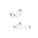 Ver imagem 5 de Luminária Arandela Guarana (l)20,8cm (c)13,4cm (a)19,5cm 1xg9 Halopin Max 5w Ip20