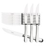 Conjunto 6 Facas para Churrasco Classic Tramontina Talheres Forjada em Aço Inox Pesado - 63928/980 - 2