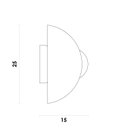 Ver imagem 6 de Luminária Arandela Cacau 15cmx14cmx25cm 1xg9 Halopin Max 25w Ip20