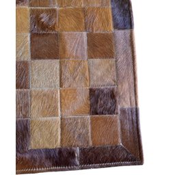 Tapete de Couro Natural Premium Caramelo 2,00 X 1,50 M - 2