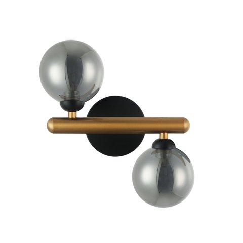 Luminária Arandela Bambu 15cm X 19cm X 18cm 2xg9 Halopin Max 25w Ip20