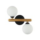 Ver imagem 3 de Luminária Arandela Bambu 15cm X 19cm X 18cm 2xg9 Halopin Max 25w Ip20