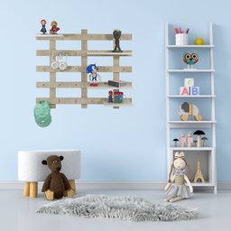 Estante Aérea Painel Organizador Ripado Premier Pinus - 2