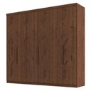 Ver imagem 5 de Guarda Roupa Casal com Cômoda Sapateira Evidence Plus 6 Portas 4 Gavetas MDP Jacarandá Fosco